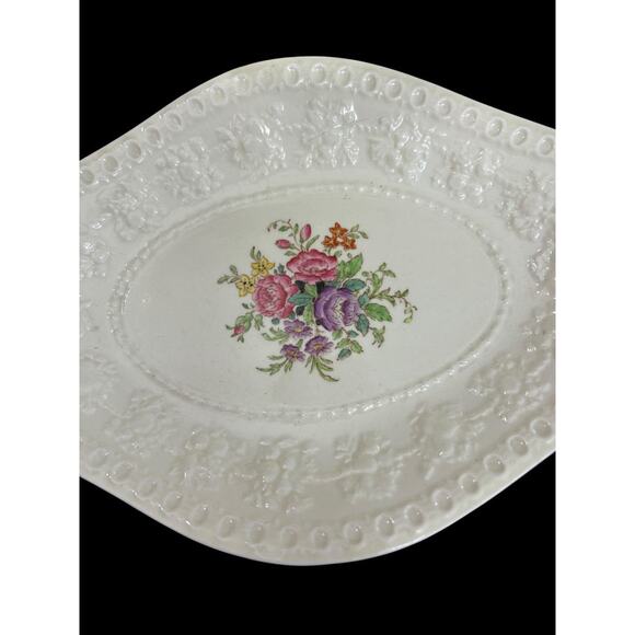 1940s Wellesley Wedgwood Ullswater China Gravy Boat and Underplate - Picture 5 of 9